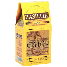 Чай черный Basilur "The island of tea | Gold", листовой, 200 г