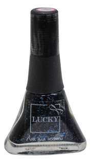 Лак Lucky 5,5 мл черный Т11169