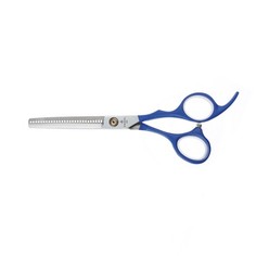Парикмахерские ножницы Dewal Color Step филировочные, 28 зубцов, 5,5", синие