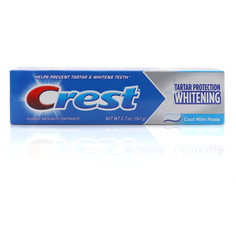 Отбеливающая зубная паста Crest Tartar Protection Whitening Cool Mint Paste, 161 г
