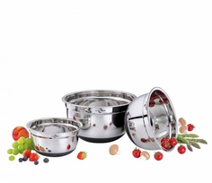 Миски набор, 3 шт от KÜCHENPROFI, сталь 18/10 арт. 25 0540 28 03 Kuchenprofi