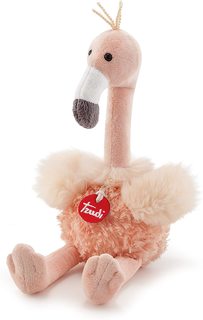 Мягкая игрушка Кудрявый фламинго, 17x25x20 см Trudi
