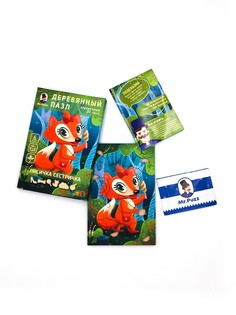 Деревянный пазл Лисичка сестричка, 6 элементов Mr.Puzz