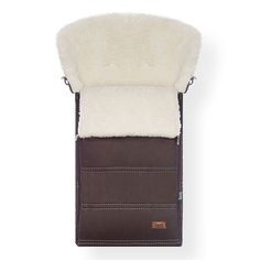 Конверт зимний меховой Nuovita Alpino Lux Bianco Cioccolata, Шоколад