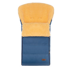 Конверт зимний меховой Nuovita Alpino Lux Pesco Blu scuro, Темно-синий