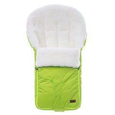 Конверт зимний меховой Nuovita Islanda Bianco Verde chiaro, Салатовый