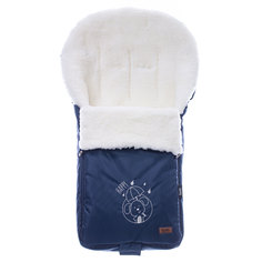 Конверт зимний меховой Nuovita Islanda Pesco Blu scuro, Темно-синий