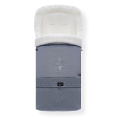Конверт зимний меховой Nuovita Alaska Bianco Grigio, Серый