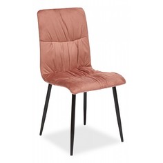 Стул TetChair Furla TET_12663, черный/коралловый