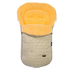 Конверт зимний меховой Nuovita Polare Pesco Crema, Кремовый