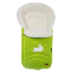 Конверт зимний меховой Nuovita Tundra Bianco Verde chiaro, Салатовый
