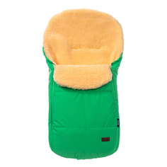 Конверт зимний меховой Nuovita Vichingo Pesco Smeraldo, Изумрудный