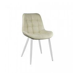 СтолБери Стул Суше (Каркас (белый 9016 матовый) тк. коллекции Safari бежевый011)