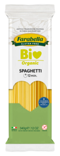 Макаронное изделие Паста Спагетти органическая "Farabella", без глютена, Италия, 340 г.