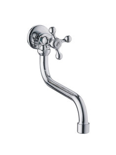 Смеситель для раковины (умывальника) Cron CN4808 с длинным изливом, хром