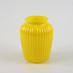 Ваза NiNaGlass 92-021 Ваза Луана проз.крш.жел.опак.h195 (И)