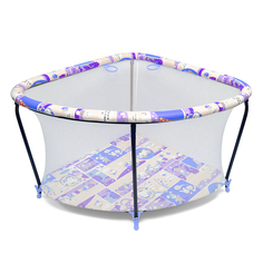 ГЛОБЭКС Манеж детский УГОЛ Фиолетовый 1100x1100x770 1102 Globex