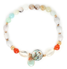 Браслет из бижутерного сплава с деревом р.20 Nature Bijoux NB20.2-13-33004