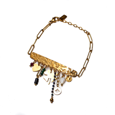 Браслет из бижутерного сплава с бусинами р.19 Moon Paris Mo-1911-228