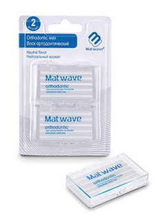 Воск ортодонтический Matwave, нейтральный аромат, 2 шт, 05.4515