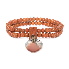 Браслет из бижутерного сплава с деревом р.18 Nature Bijoux NB20.1-13-32730