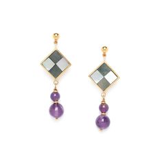 Серьги из бижутерного сплава с перламутром Nature Bijoux NB21.1-12-75313