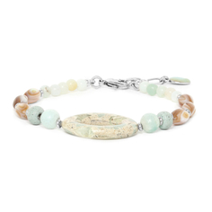 Браслет из бижутерного сплава с амазонитом р.20 Nature Bijoux NB20.2-13-33031