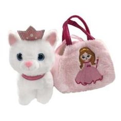 Котенок в сумочке Принцесса, 18 см Fluffy Family
