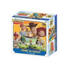 Пазл Prime 3D «История игрушек», 100 деталей Prime3D