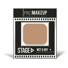 Стойкая крем-пудра 2 в 1 PROMAKEUP STAGE "WET & DRY" S15 Песочно-бежевый, теплый