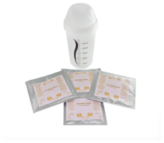 Шейкерные маски для сухой кожи 3 штуки + в подарок шейкер для размешивания Beauty Concept