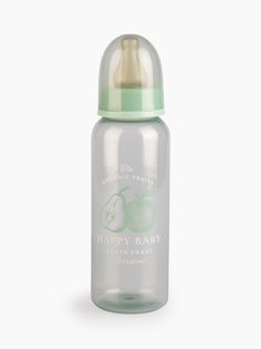 Бутылочка с латексной соской Happy Baby 250 мл., olive