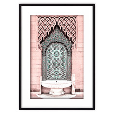Постер в рамке Фонтан Марокко - 50х70 см Дом Корлеоне