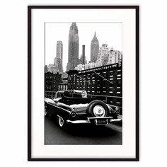 Постер в рамке Мерилин Монро в кабриолете - 50х70 см Дом Корлеоне