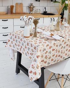 Скатерть на стол из рогожки "Всё себе" Грум 150х180