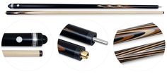 Weekend Кий / пирамида 2-pc Классика (термограб черный, белый) 13 запилов