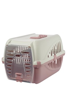 Переноска для кошек и собак Georplast 33x50x31см розовый, до 8 кг