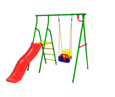 Спортивно-игровой комплекс Kampfer Alpen Baby Детские пластиковые качели 3в1