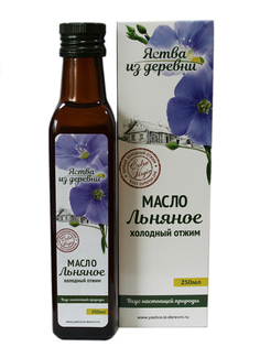 Масло льняное сыродавленное Явства из деревни Алтай 250 мл/1079