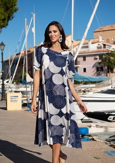 Платье женское Indiano Natural 21NI-329V синее XL