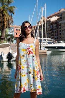 Платье женское Indiano Natural 21NI-361V голубое S