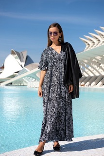 Платье женское Indiano Natural 21NI-369V черное M/L