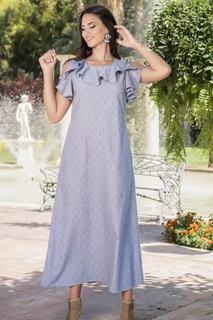 Платье женское Indiano Natural 2543 N-47C голубое L