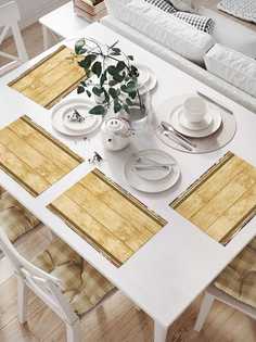 Комплект салфеток JoyArty "Рождественские ветки на полке" 32х46 см, 4шт