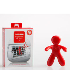 Ароматизатор для авто Mr&Mrs Fragrance CESARE Peppermint (Красный) (Упаковка:Бокс)