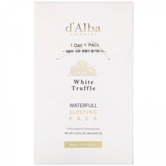 Ночная маска для лица DAlba с белым трюфелем White Truffle Waterfull sleeping pack, 48 мл