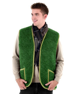 Утепленный жилет мужской Alwero АЛЬПЫ молния зеленый 56 RU