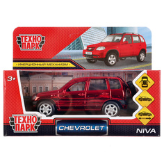 Машинка игрушечная Технопарк метал. инерц. Chevrolet Niva,Внедорожник Хром,12 см