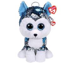 Рюкзак игрушка TY Слаш собачка с пайетками 95025