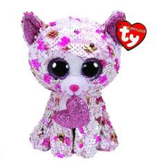 Мягкая игрушка TY Купидон кошка в горошек с пайетками 25см 36791